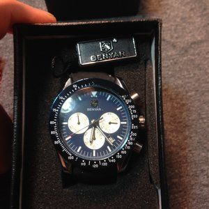 Benyard 5140M Tachymeter Chronograph watch.
